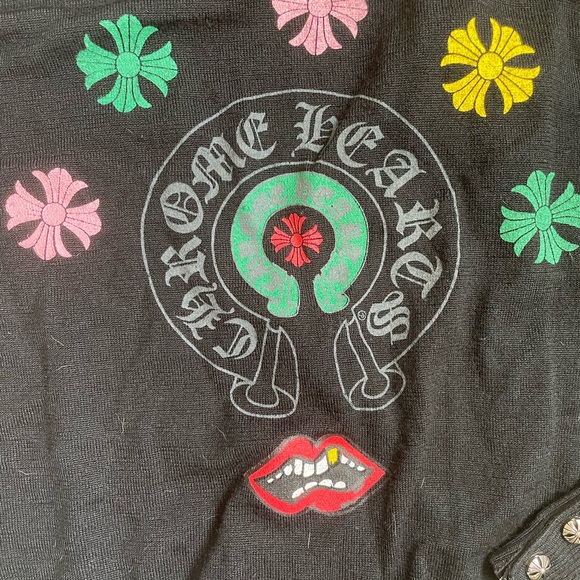 Chrome Hearts Black knit cardigan - Picture 7 of 7